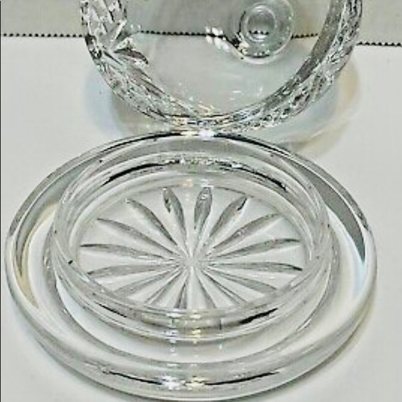 ๐NWOT Godinger Shanon Dublin Crystal Mini Domed Butter Server Dish Set Of 2 - Picture 4 of 7
